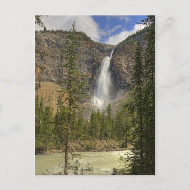 Carte Postale Chutes Takakkaw (Devant)