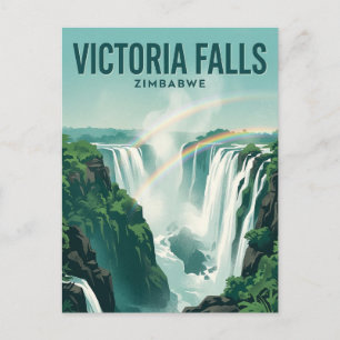 Carte Postale Chutes Victoria, Chutes Victoria, Matabeleland du