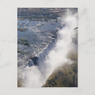 Carte Postale Chutes Victoria, fleuve Zambèze, Zambie -