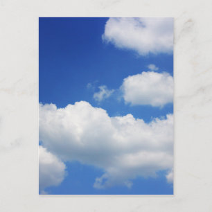 Carte Postale Ciel bleu et nuages