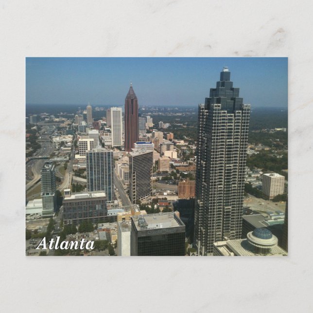 Carte Postale Ciel d'Atlanta (Devant)