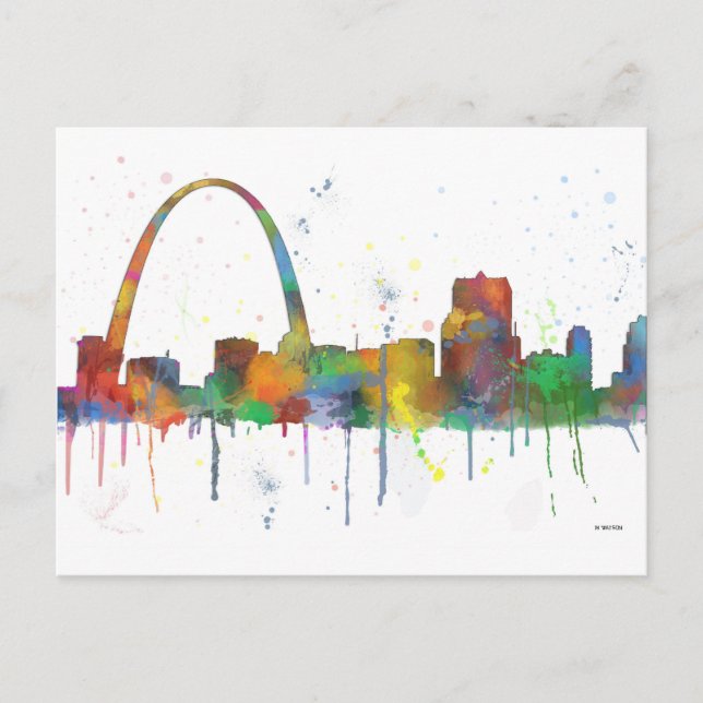 CARTE POSTALE CIEL DE ST LOUIS, MISSOURI (Devant)