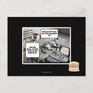 Carte Postale Ciel est en train de tomber