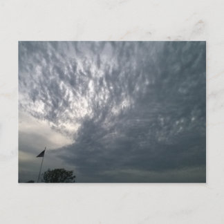 Carte Postale Ciel OKlahoma avec drapeau
