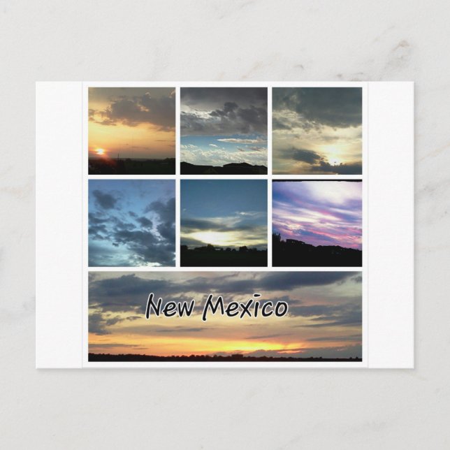 Carte Postale Ciels du Nouveau-Mexique (Devant)