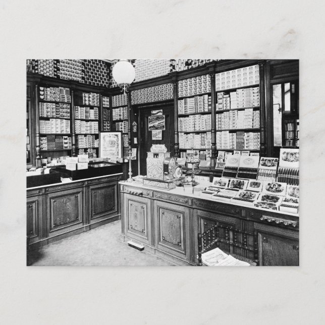 Carte Postale Cigar Shop, 1895 (Devant)