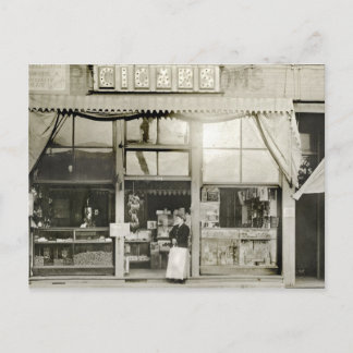 Carte Postale Cigar Store, vers 1900
