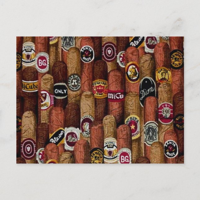 Carte Postale Cigares (Devant)