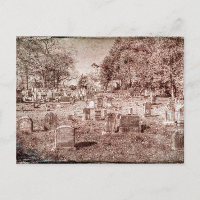 Carte Postale Cimetière Sleepy Hollow Vintage (Devant)
