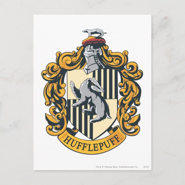 Carte Postale Cimier de Hufflepuff (Devant)