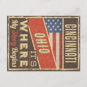 Carte Postale Cincinnati Ohio