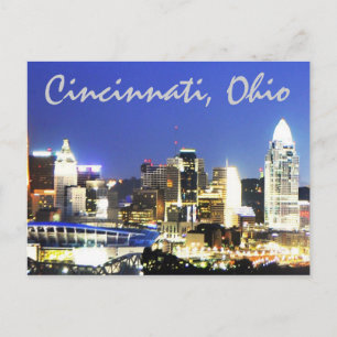 Carte Postale Cincinnati, Ohio, la Queen City.
