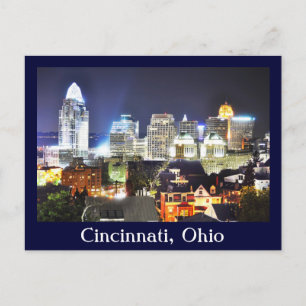 Carte Postale Cincinnati, Ohio, la Queen City.
