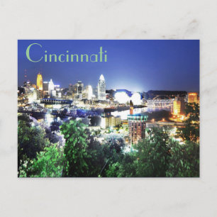 Carte Postale Cincinnati, Ohio, la Queen City.