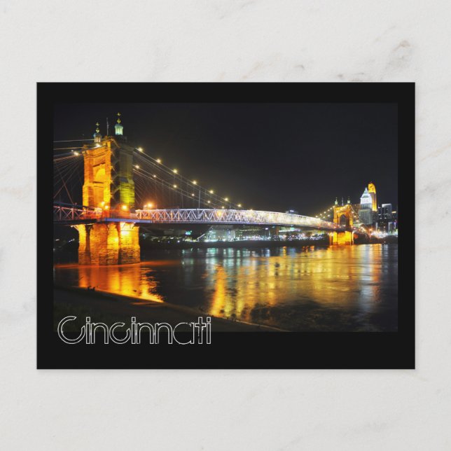 Carte Postale Cincinnati, Ohio, la ville reine. (Devant)