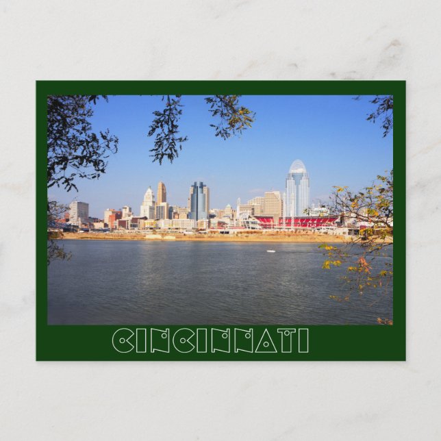 Carte Postale Cincinnati, Ohio, la ville reine (Devant)