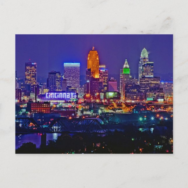 Carte Postale Cincinnati, Ohio, la ville reine (Devant)