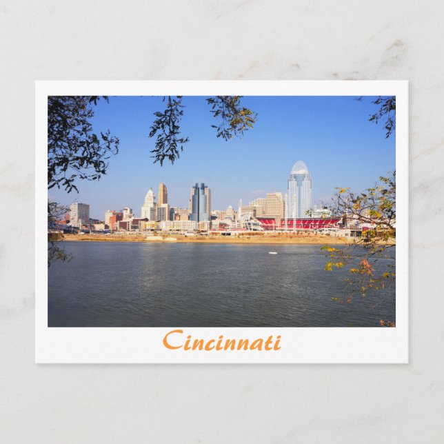 Carte Postale Cincinnati, Ohio, la ville reine (Devant)