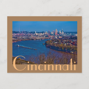 Carte Postale Cincinnati, Ohio, la ville reine