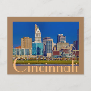 Carte Postale Cincinnati, Ohio, la ville reine