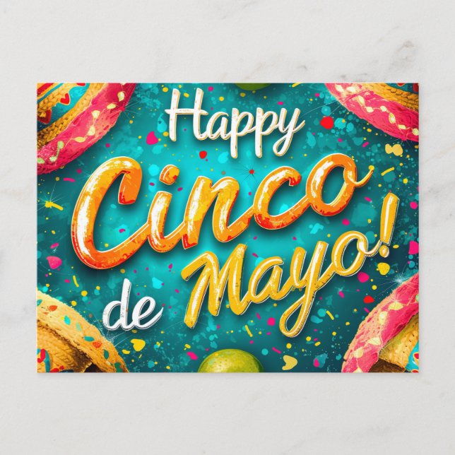 Carte postale Cinco de Mayo (Devant)