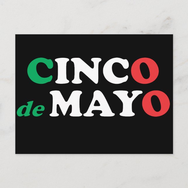 Carte postale Cinco de Mayo (Devant)