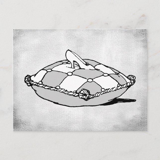 Carte postale Cinderella Slipper Art Vintage (Devant)