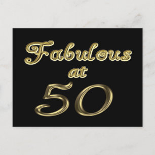 Carte Postale Cinquante ans fabuleux à 50 ans de typographie d'o
