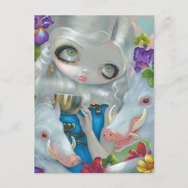 Carte postale "Circe and Swine" (Devant)