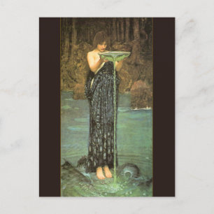 Carte Postale Circe Invidiosa - 1892 par John William Waterhouse