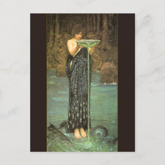 Carte Postale Circe Invidiosa - 1892 par John William Waterhouse