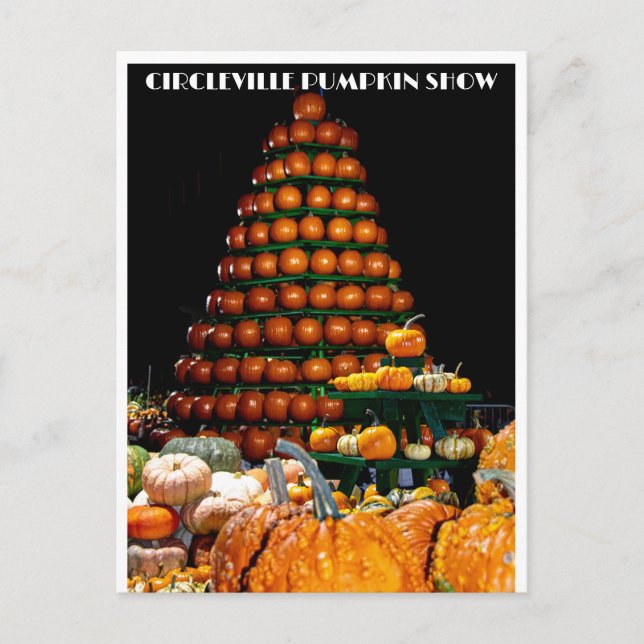Carte postale Circleville Citrouille Show (Devant)