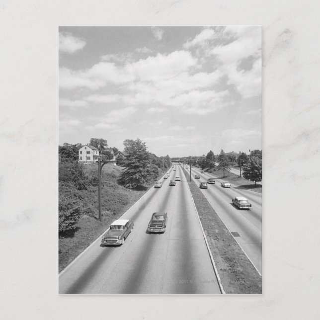 Carte Postale Circulation sur route (Devant)