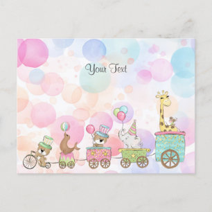 Carte postale Circus Animaux