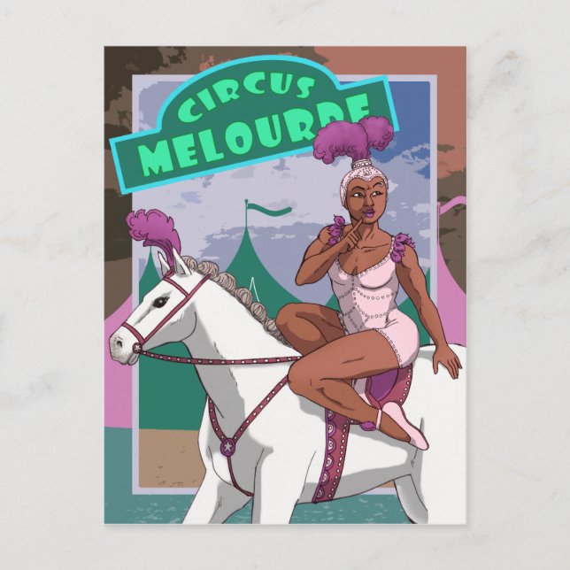 Carte postale Circus Trick Rider (Devant)