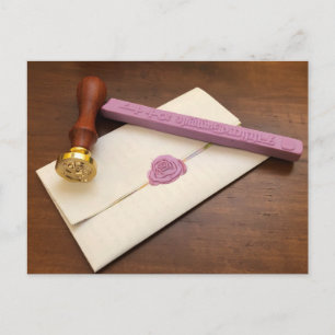 Carte Postale Cire de scellage
