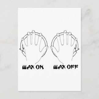 Carte Postale cire sur karaté