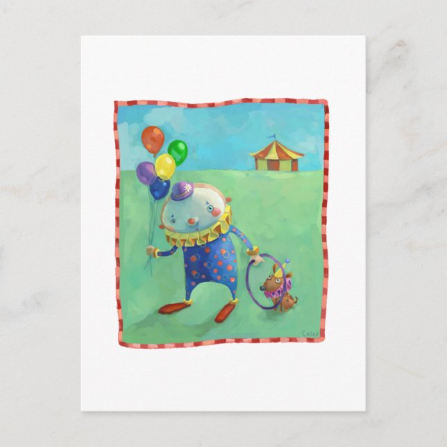 Carte Postale cirque (Devant)