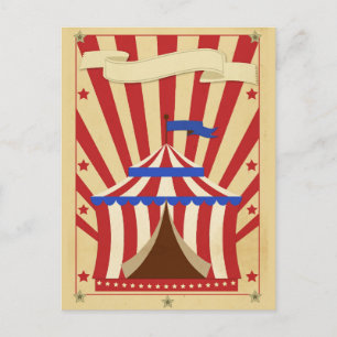 Carte Postale Cirque personnalisé