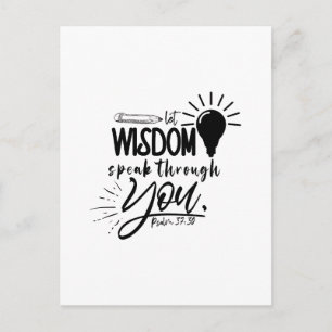 Carte Postale Citation biblique