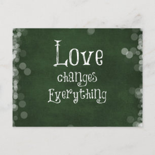 Carte Postale Citation d'amour