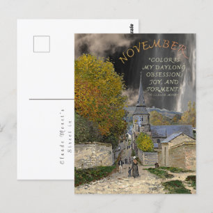 Carte Postale Citation d'art du mois de novembre