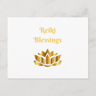 Carte Postale Citation de 'Bénédictions de Reiki'