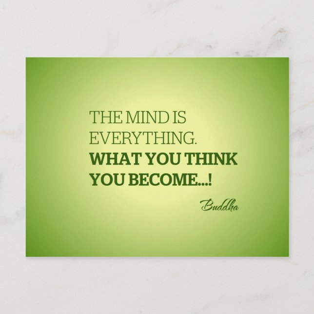 Carte Postale Citation de Bouddha (Devant)