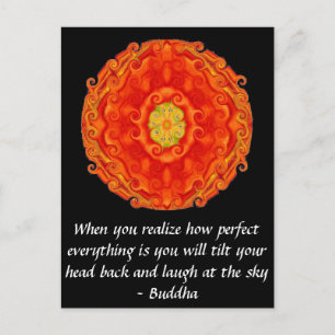 Carte Postale Citation de Bouddha - Quand vous réalisez à quel p