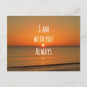 Carte Postale Citation de Dieu inspirateur : Verse de la Bible J