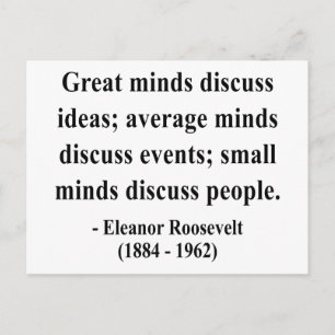 Carte Postale Citation de Eleanor Roosevelt 5a