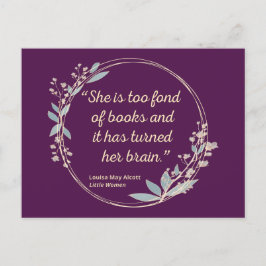 Carte Postale Citation de Little Women II - Style mignon