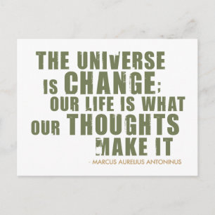Carte Postale Citation de Marcus Aurelius Antoninus