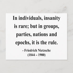 Carte Postale Citation de Nietzsche 3a
